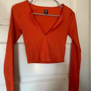 Orange BDG Urban Outfitters crop top